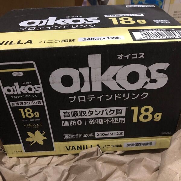 OIKOSバニラ風味 プロテインドリンク 240ml×12