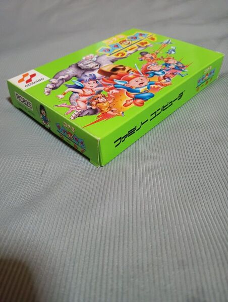 極美品 【FC】 コナミワイワイワールド 箱説ちらしカード コナミ ファミコン