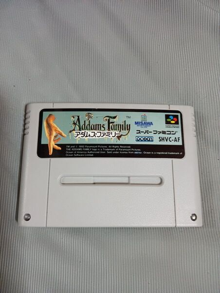 端子清掃済み 【SFC】 アダムス・ファミリー ソフトのみ スーパーファミコン
