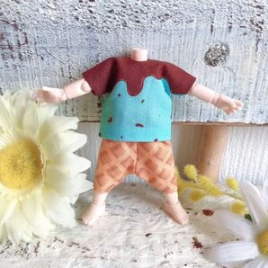 オビツ11 アイスクリームスタイル 服 チョコミント