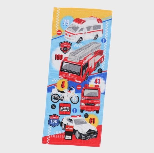 フェイスタオル■トミカ/バランス■約34×75㎝綿100%新品タグ付(林タオル)