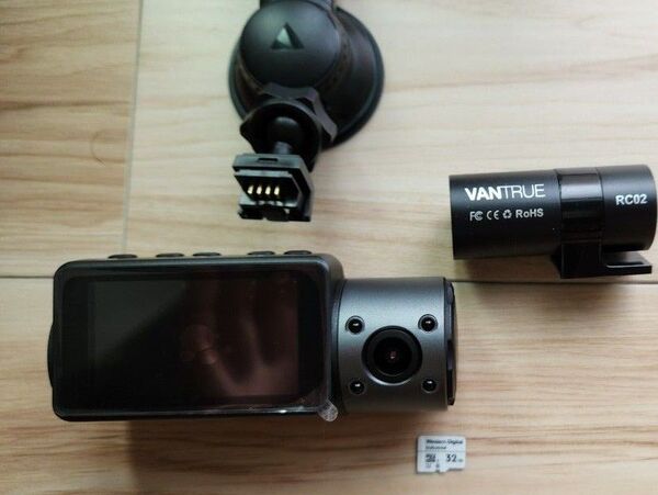 VANTRUE N4 ドライブレコーダー 前後2カメラ 3カメラ ドラレコ