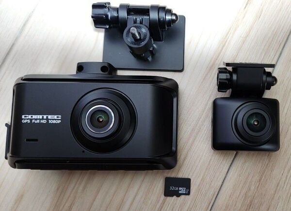 コムテック COMTEC ドライブレコーダー 前後2カメラ ZDR035 ドラレコ