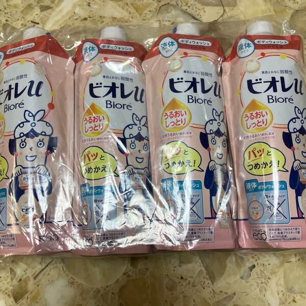 花王ビオレU ボディウォッシュ つめかえ用4包