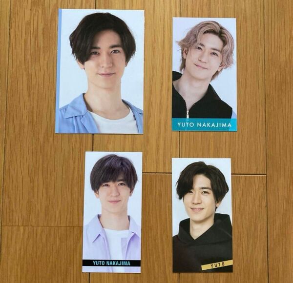 Hey! Say! JUMP 中島裕翔 厚紙カード 4枚セット