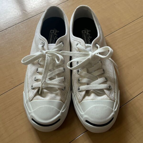converse コンバース JACK PURCELL ジャックパーセル 1R193 キャンバススニーカー 24cm ホワイト