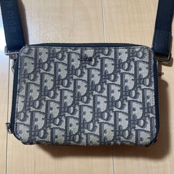 極美品 DIOR カメラバッグ オブリーク ショルダーバッグ メッセンジャー