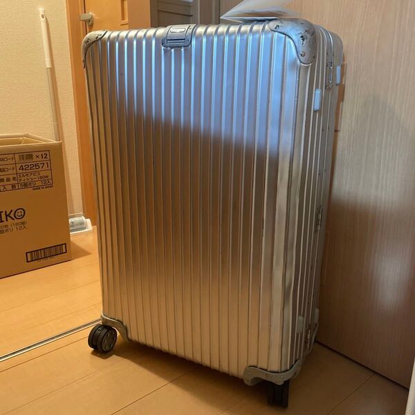 中美品 RIMOWA リモワ トパーズ 98L アルミニウム 4輪