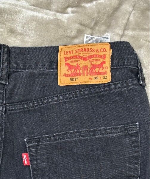 Levi's 501 リーバイス501 ブラックデニム W32 L32