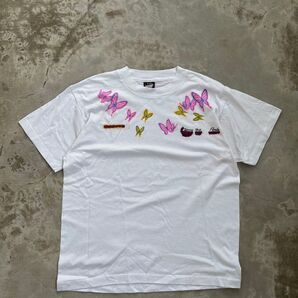90s 半袖Tシャツ screenstars best USA製 蝶々 アート