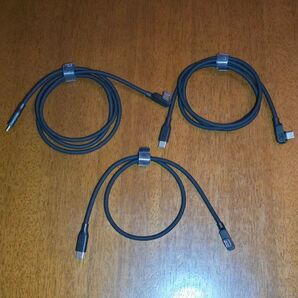 CIO シリコンケーブル USB Type-C セット 充電器