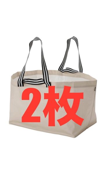 IKEA イケア エコバッグ GORSNYGG ヨールスニグキャリーバッグL、ライトベージュ★価格相談カテゴリー変更放置します★