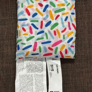 IKEA イケア いけあ エコバッグ えこばっぐ SKYNKE スキンケ マルチカラー/模様入り、45x36cm