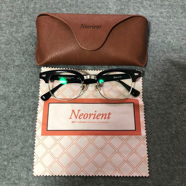 Zoff ジャーナルスタンダード Neorient クラシックメガネ ケース付き