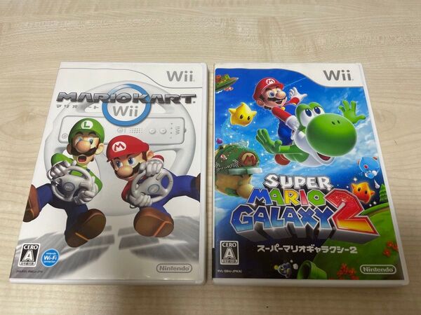 Wii スーパーマリオギャラクシー2 マリオカート 2本セット