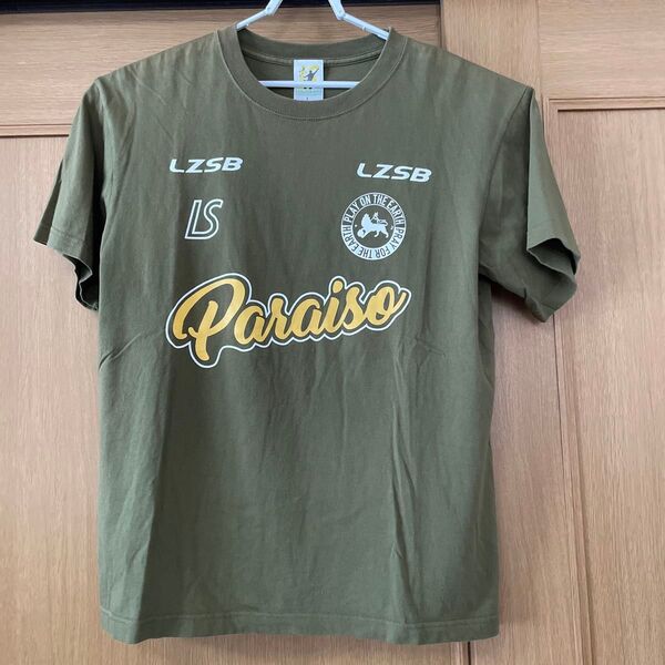 ルースイソンブラ Tシャツ L カーキ サッカーフットサル 半袖 綿