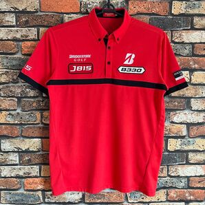 美品 BRIDGESTONE GOLF ゴルフウェア ポロシャツ 半袖ポロシャツ ブリヂストン ゴルフ シャツ