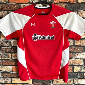 ラグビー ウェールズ代表 ラガーシャツ ユニフォーム UNDER ARMOUR Admiral ウェア アンダーアーマー