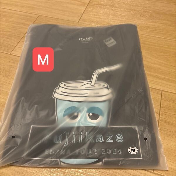 藤井風 Tシャツ ドリンクTシャツ (Charcoal) Mサイズ