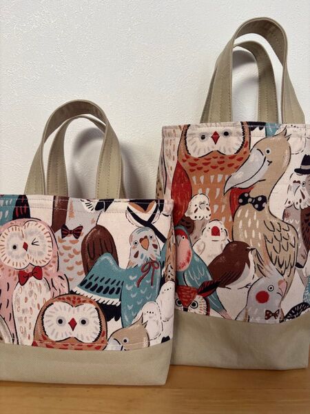 7i ミニトートバッグ 2枚セット ハンドメイド