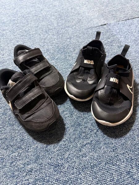 ナイキ ブラック スニーカー NIKE 15cm キッズ シューズ