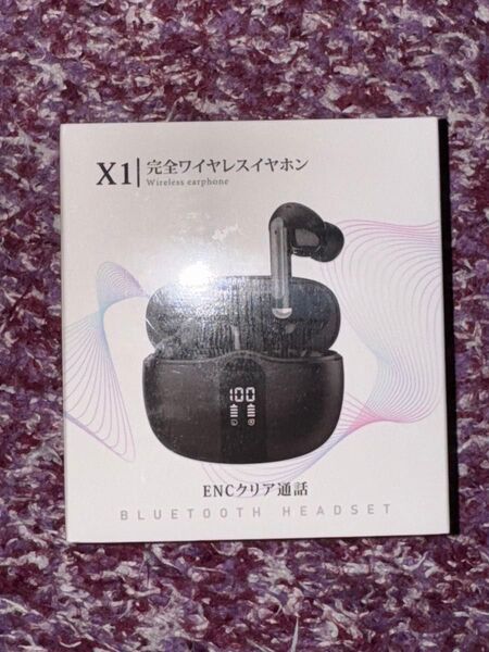 新品 未使用 未開封 LEDディスプレイ残量表示 Bluetooth ENC X1 完全ワイヤレス ブルートゥース イヤホン