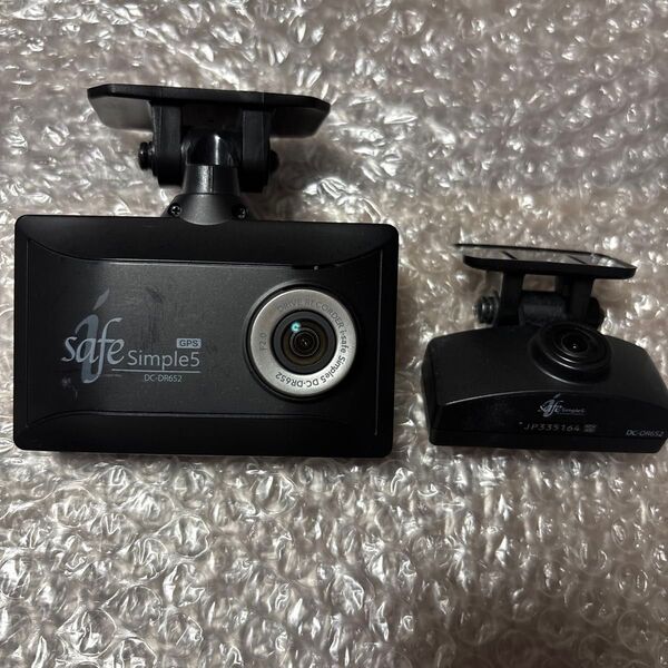 COMTEC DC-DR652 ドライブレコーダー 前後カメラ