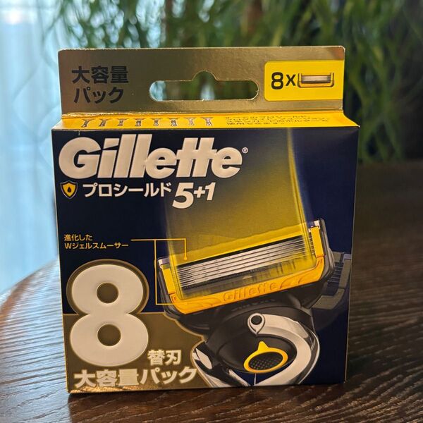 Gillette ジレット プロシールド 5+1 8替刃【新品 未開封 1箱】