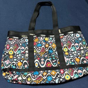 レスポートサック ボストンバッグ 花柄 カラフル