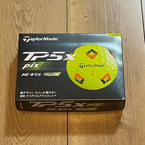 テーラーメイド TP5x pix イエロー STRIPE ストライプ 2024年モデル TailorMade ゴルフボール