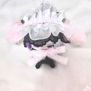 ヘッドドレス ぬい おまんじゅう にじぱぺっと ピンク ハンドメイド ロリータ リボン
