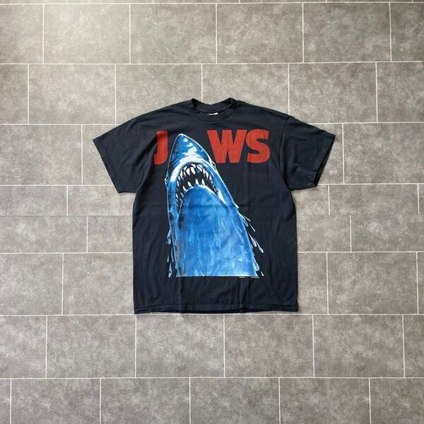 JAWS ジョーズ S/S Movie Tシャツ ブラック XL 映画 1993