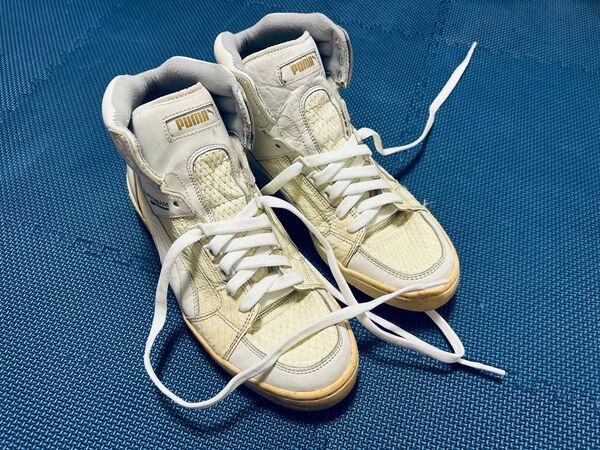 プーマ PUMA ハイカットスニーカー ヘビ柄 スネーク 日本製 MADE IN JAPAN
