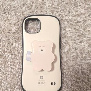 iPhone13 ケース iFace 正規品 くすみホワイト