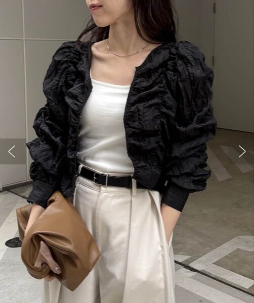 CAPRICIEUX LE'MAGE シャーリングブラウス