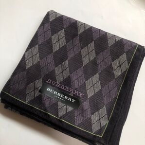 BURBERRY ハンカチ アーガイル柄