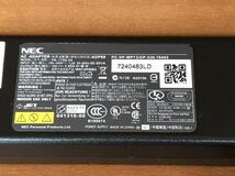 美品 中古 通電確認良好 NEC 日本電気 AC ADAPTER ACアダプター ADP68 PA1750-04 19V 3.95A_画像3