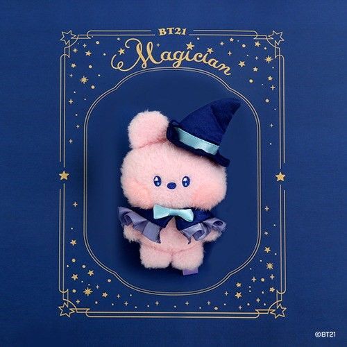 公式 minini BT21【COOKY】マジシャンs キーリング マスコット