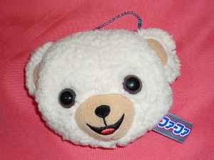  ultra rare! Kawai i!2010 year Fafa face type soft toy pouch ( not for sale )