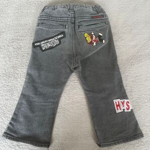 HYSTERIC MINI デニムパンツ グレー 80