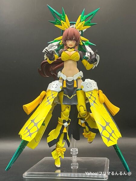 メガミデバイス 皇巫アマテラス日蝕 アメノウズメ 陽光カラー 塗装完成品