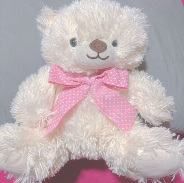 MYCUTE Bear テディベア リボン付き クマ ぬいぐるみ くま