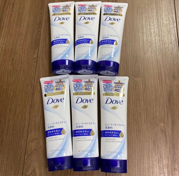 ユニリーバ Dove ダヴ ビューティーモイスチャー 洗顔料 洗顔フォーム 本体 130g × 6個