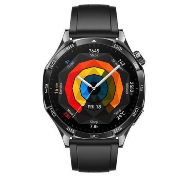 HUAWEI WATCH GT 5 46mm ブラック シリコンバンド
