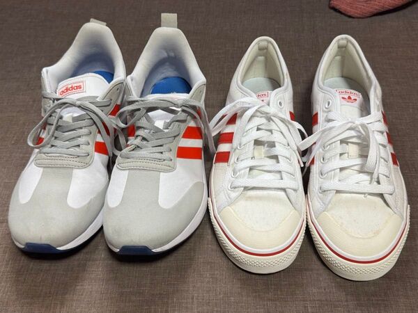 2足セット アディダス adidas スニーカー 27.5cm