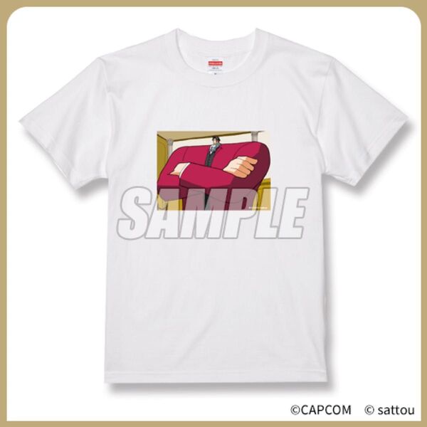 カプコン カプくじ sattou 逆転裁判 御剣怜侍 Tシャツ B賞