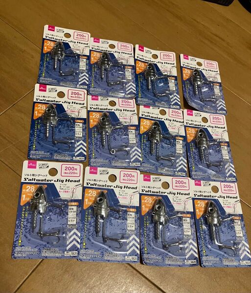 ダイソー★ジグヘッド28g★12個セット