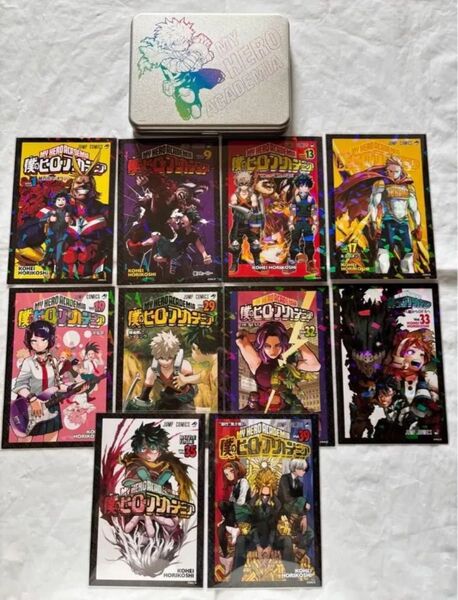 僕のヒーローアカデミア 応募者全員サービス 缶入りホロカード