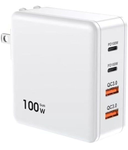 『在庫1点限り!早い者勝ち』 充電器 タイプc 100w PD 急速充電器 4ポート同時充電 軽量 小型