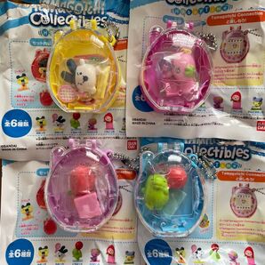 Tamagotchi Collectibles Hobby Time 4個 みみっち ふらわっち いちごっち くちぱっち
